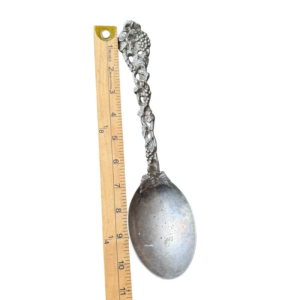 Godinger Silver Art Co Grapevine Silver Plated 12